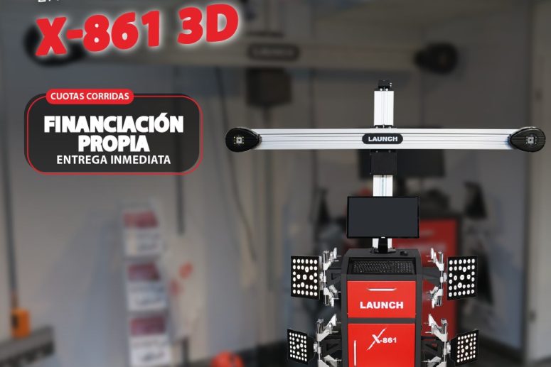 Alineadora de ruedas 3D LAUNCH X-861